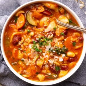 sopa minestrone